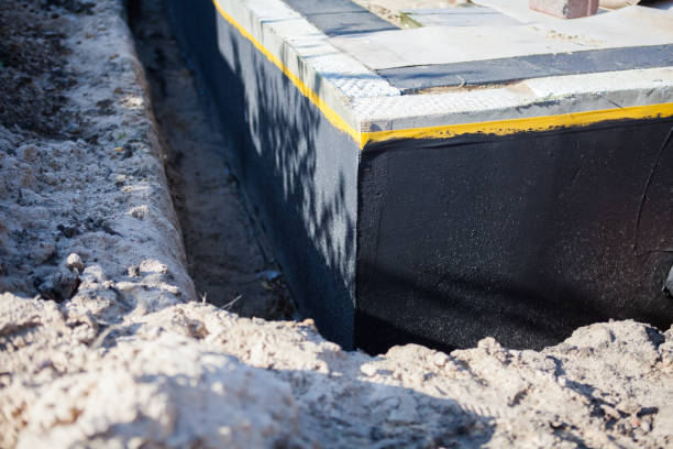 Professional Waterproofing technician working in Hanover, OH